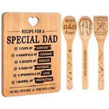 Cutting Board Recipe For Special Dad Bamboo Engraved Gift From Daughter Bday