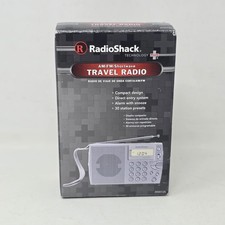 Radio Shack Compact Portable Am Fm Shortwave Radio 2000125 New Unused
