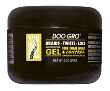  3 PACK Doo Gro Braids-Twists-Locs Moisturzing Gel 8oz Firm Hold