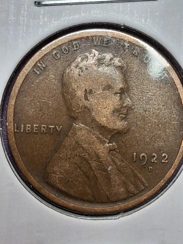 1922-D LINCOLN CENT. VG. CONDITION.