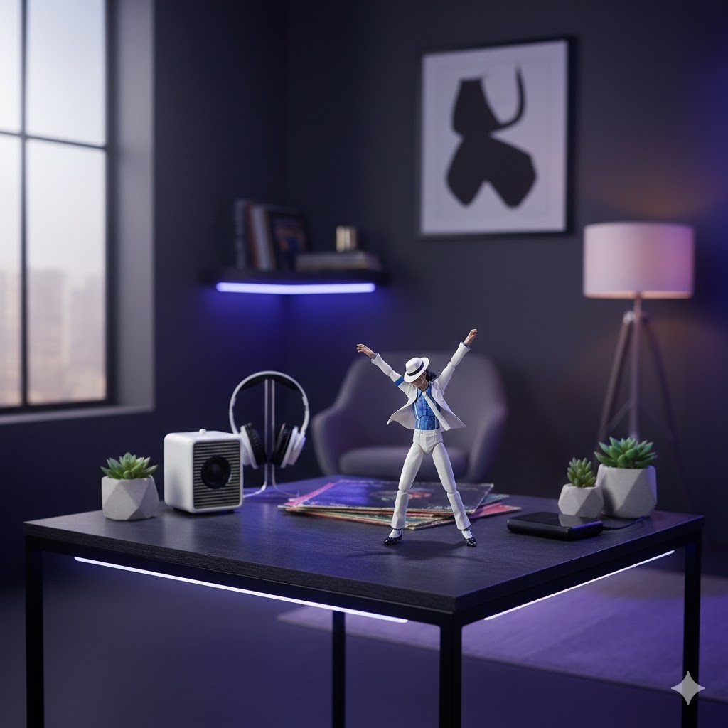 Michael Jackson Smooth Criminal Action Figure – 1/12 Scale Collectible