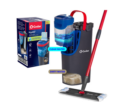 O-Cedar H2prO Microfiber Flat Mop System - New