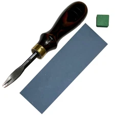 Oka Special Edger Ebony No. 4 Leathercraft Sewing 1.4mm Leather Edge Beveler