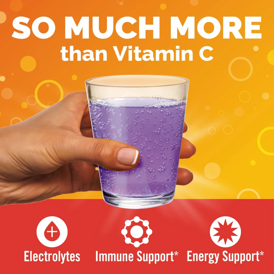 Elderberry Fizzy Drink Mix, Elderberry Immune Support, Natural Flavors, With ... - Image 2 of 4