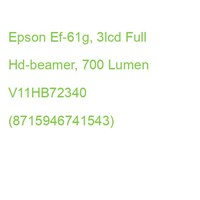 Epson Ef-61G, 3Lcd Full Hd-Beamer, 700 Lumen V11HB72340 (8715946741543)