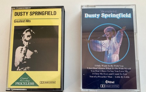 Dusty Springfield Greatest Hits And Very Best Of Cassettes EX Condition Free P&P