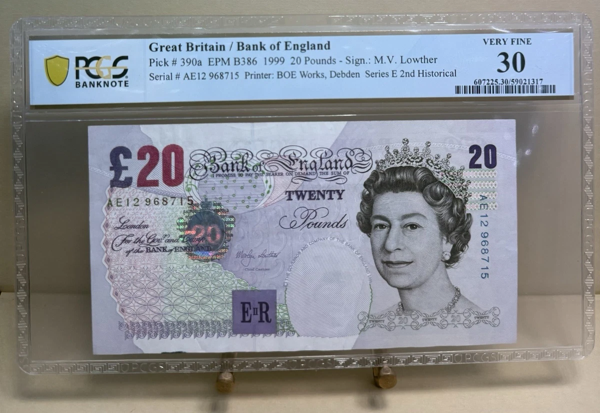 1999 纸币英国纸币| eBay