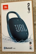 JBL CLIP 5 ULTRA-PORTABLE WATERPROOF DUSTPROOF BLUETOOTH SPEAKER - BLUE