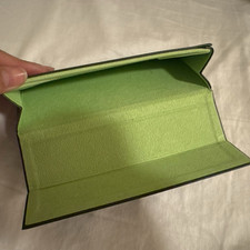 Longchamp Green Hard Eyeglass Case for Glasse...