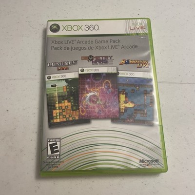Xbox Live Arcade Game Pack (Xbox 360) Case & Game Tested