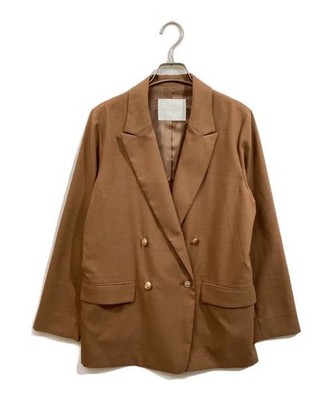 RIVE DROITE                    tailored jacket brown