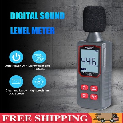 Digital Sound Level Meter Decibel Meter 30-130dB Noise Measure Device LCD NEW US