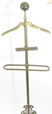 Vintage Solid Brass Wardrobe Valet "Butler" from the 1930s Suit Rack 55.5" x 17"