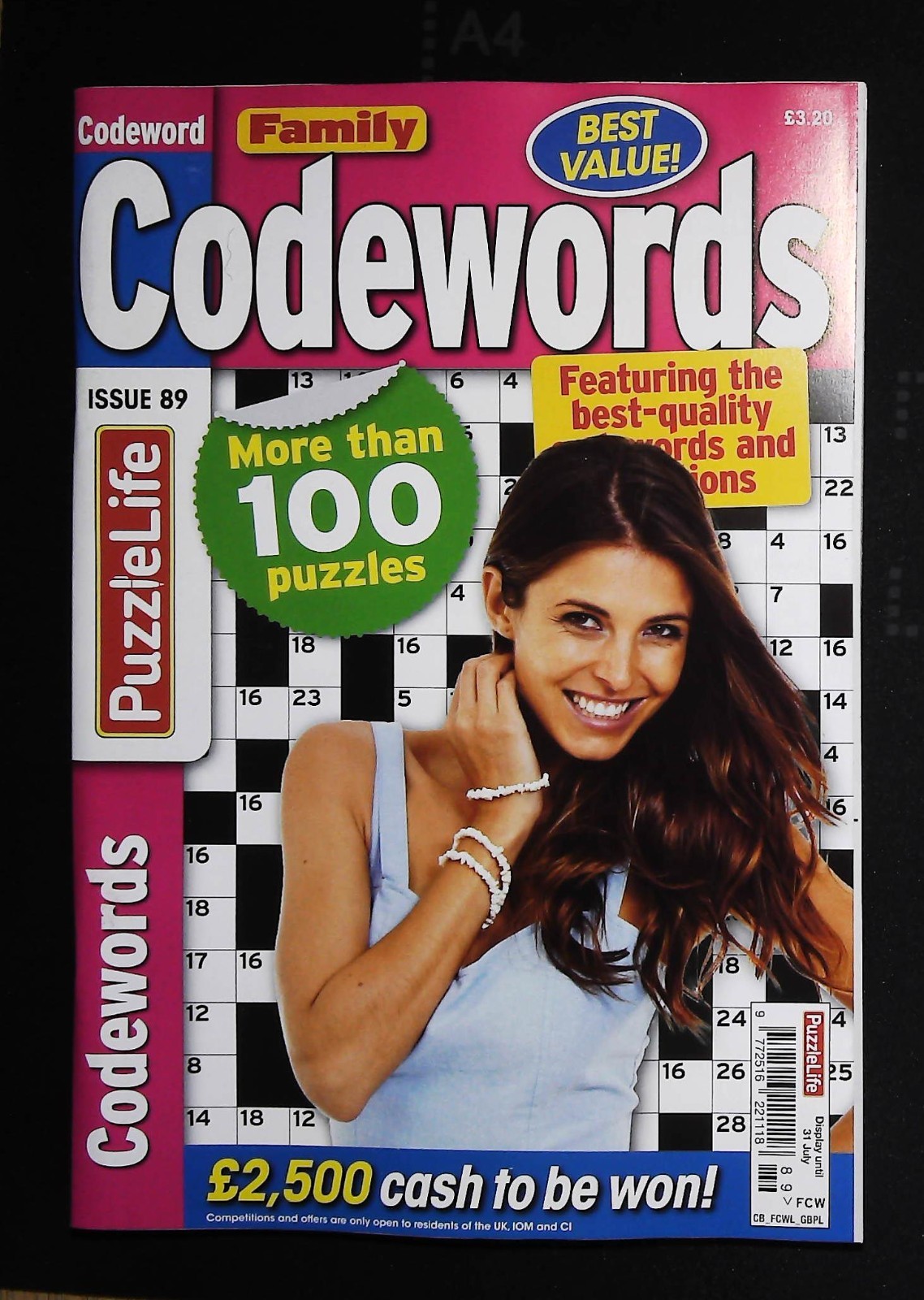 Codeword Puzzle Book Family Magazine issue 89 - Over 100 Puzzles NEW