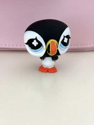 654 Littlest Pet Shop schwarz-weiß Papageientaucher LPS authentisch