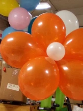 Qualatex Balloons,Top Quality 16"Mandarin Orange  Box=1728 Balloons loose In Box