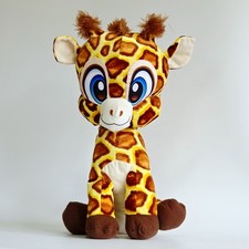 Giraffe Plush Stuffed Animal Classic Toy Big Large 18" Yellow Sitting Cartoon