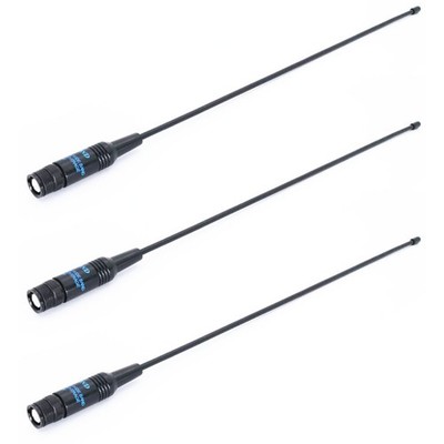 3X RH-771 Dualband VHF/UHF BNC Talkie-Handfunkantenne für TH-28A TK100 C150 S8O4