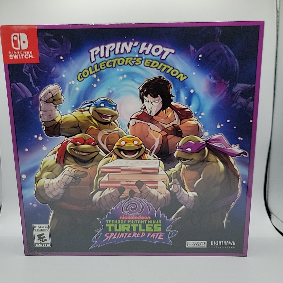TMNT Splintered Fate Pipin' Hot Collectors Edition Switch New