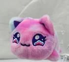 Aphmau MeeMeows Mystery Plush 6" Cotton Candy Cat Plush Pink Blue Stuffed Toy