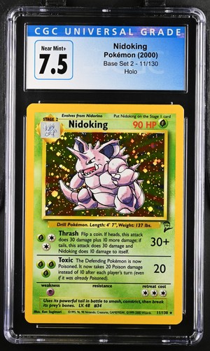 Nidoking graded CGC 7.5 for sale on eBay