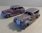 Vintage Dinky Toys Pair:  39d BUICK Viceroy Saloon -& PACKARD Saloon