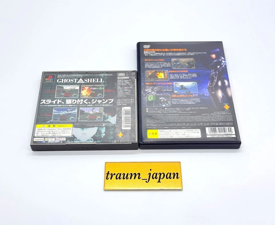 Ghost in the Shell Playstation PS1 PS2 Stand Alone Complex Lot 2 Set Tested - Image 3 of 3