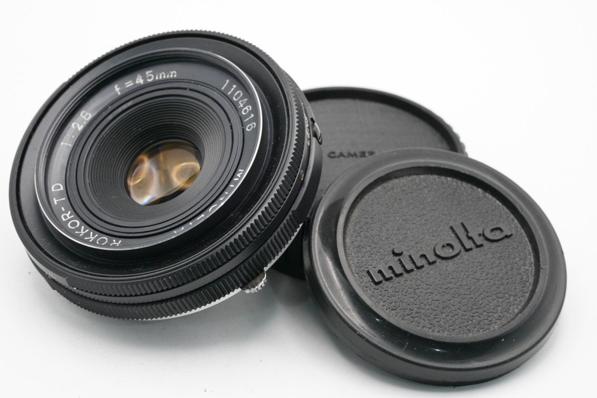 ミノルタ Rokkor TD 45mm F/2.8 Pancake 5573 Minolta Rokkor TD 45mm F/2.8 Pancake MF lens 5573 | eBay