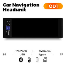 6.86 Inch 1Din Carplay Android Auto Car Radio Multimedia Video 