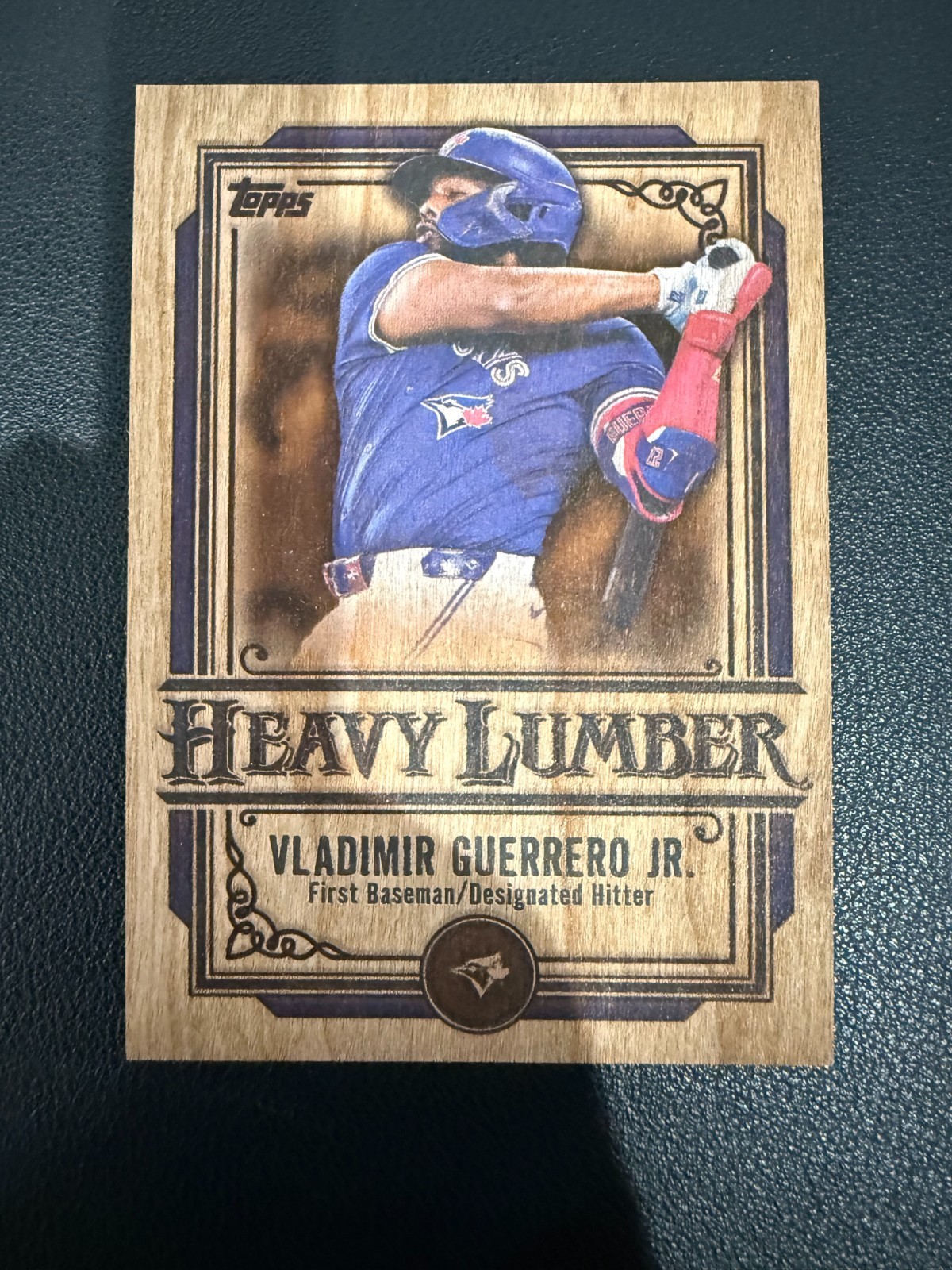 Vladimir Guerrero Jr #HL-10 2025 Topps Series 1 Heavy Lumber SSP Blue Jays