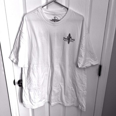 Panama Jack Mens XXL White Surf Shack Graphic T-Shirt Cotton