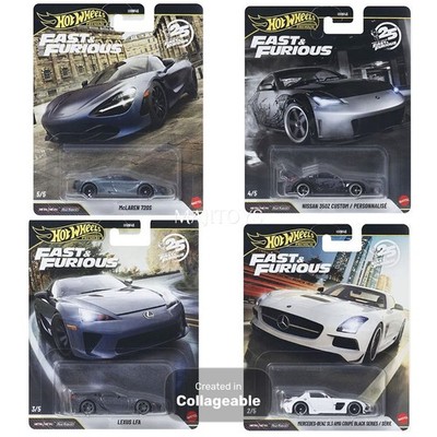 HOT WHEELS premium fast and furious 2026 Lexus LFA Nissan 350Z McLaren 720S Benz