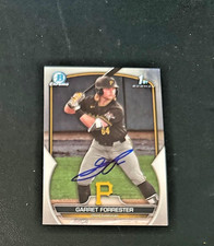Garret Forrester 2023 1st Bowman CHROME signed autograph baseball card c
