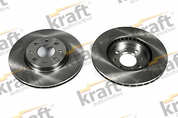 2X Bremsscheibe Kraft Automotive 6043070 FüR Lancia Alfa Fiat Brava 257Mm Tempra-image