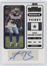 2022 Panini Contenders Rookie Ticket Isaac Taylor-Stuart #289 Auto 11ip