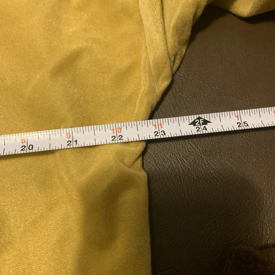 Bata de salón Pleetway TOGA con cinturón chaqueta para fumar amarillo mostaza marrón talla única Foto 4 de 4