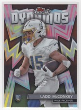 #DYN-11 Ladd McConkey 2024 Finest Dynamos RC Los Angeles Chargers