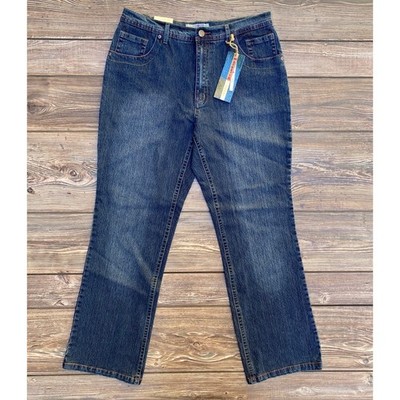 Adolfo Blue Denim Stretch Jeans Pants SZ 14 C100106