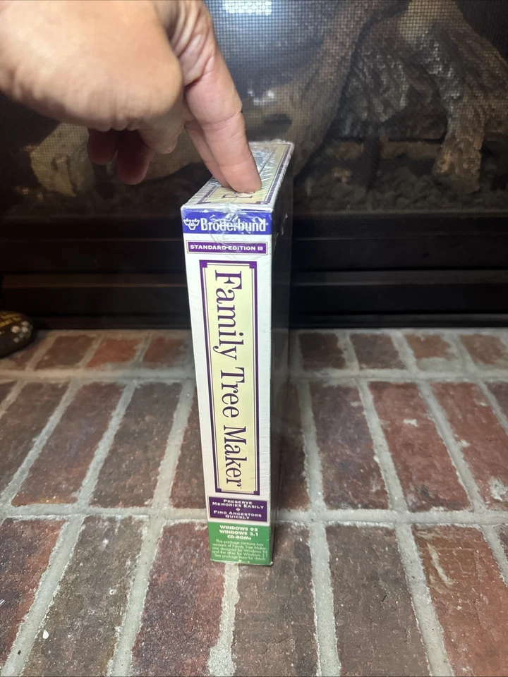 Family Tree Maker Standard Edition III Windows 95 3.1 4 CD-ROM Broderbund V4 NEW - Image 2 of 4