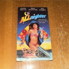 The Allnighter VHS Tape Universal Comedy Susanna Hoffs Dedee Pfeiffer Joan Cusa…