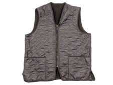 BARBOUR Polarquilt Waistcoat Steppweste Herren XL Braun Reißverschluss