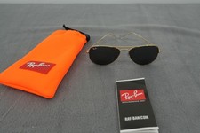 Ray-Ban Sunglasses YOUTH Gold Aviator JUNIOR RJ9506S 223/71 52 14 125 3N Case
