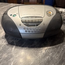 Sony CFD-S300 Boombox 16" CD/Cassette/FM Player-Radio, With Cord - TESTED