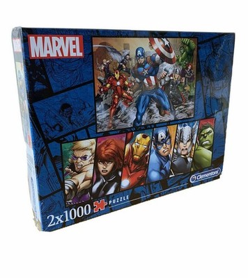 NEU: Clementoni 2 x 1000-teiliges Puzzle ''MARVEL AVENGERS'' ~ VERSIEGELT