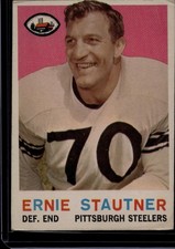 1959 Topps Football #69 Ernie Stautner, Vg, HOF