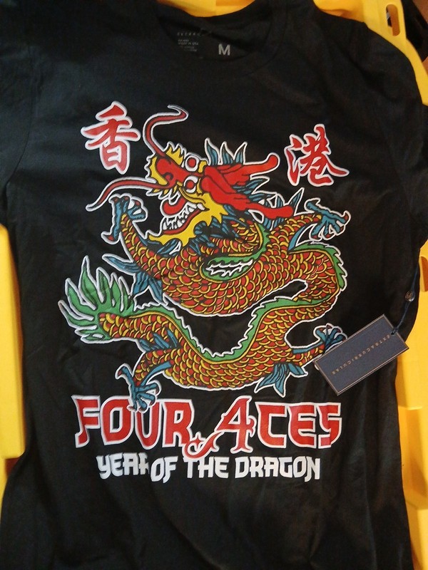 4 Four Aces Year Of The Dragon Extracurricular Liv Golf Hong Kong Shirt Medium M