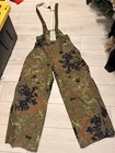 GERMAN CAMO SUSPENDERS NYLON ADJUSTABLE STRAPS 20" Waist 22" Hip 28" Inseam — photo 1