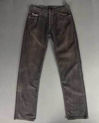 JOOP! Jeans 32x36 Dark Grey Corduroy Trousers Made In Germany Straight Leg