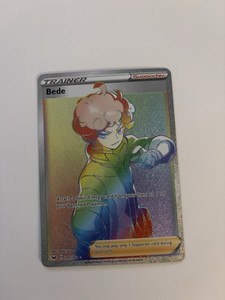 Bede - 207/202 - Pokemon Sword & Shield Base Set Secret Rare Card NM