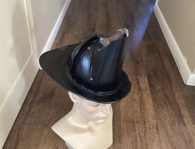 Early Leather Cairns High Eagle Fire Dept Fireman Helmet Hat 1800s Free Ship